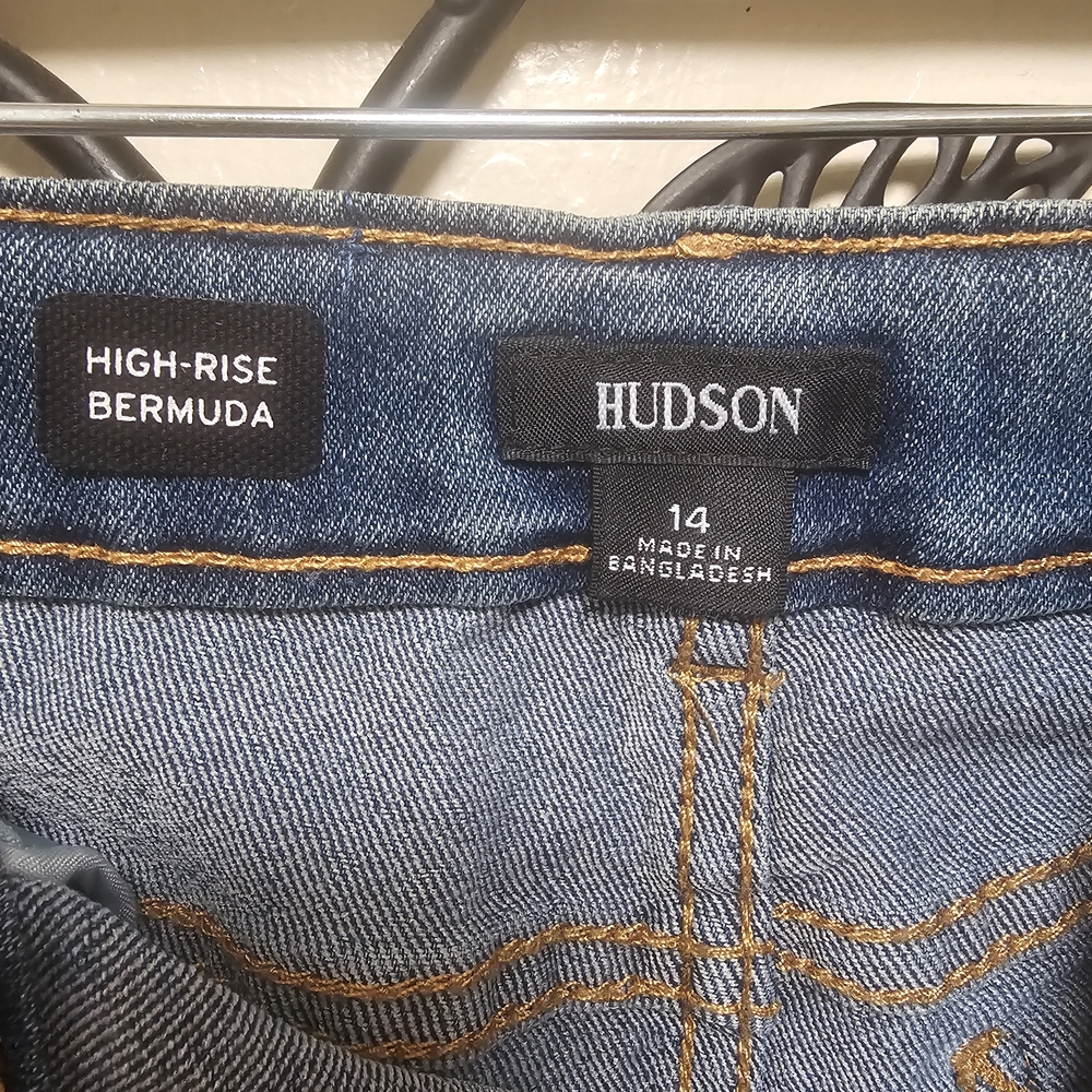 Hudson Jeans Blue‎ Cut-Off Denim Shorts - Picture 4 of 11